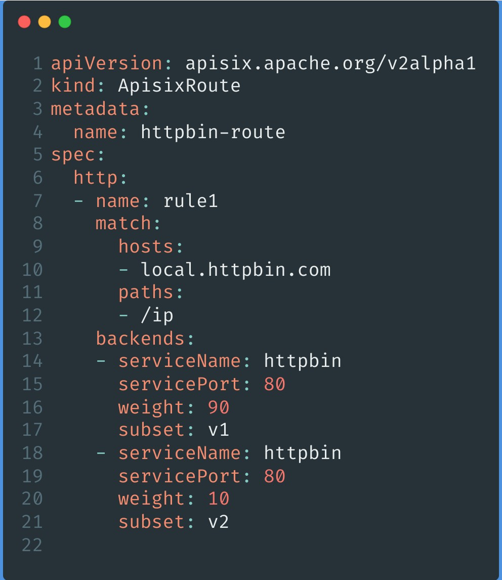 Configure APISIX Route