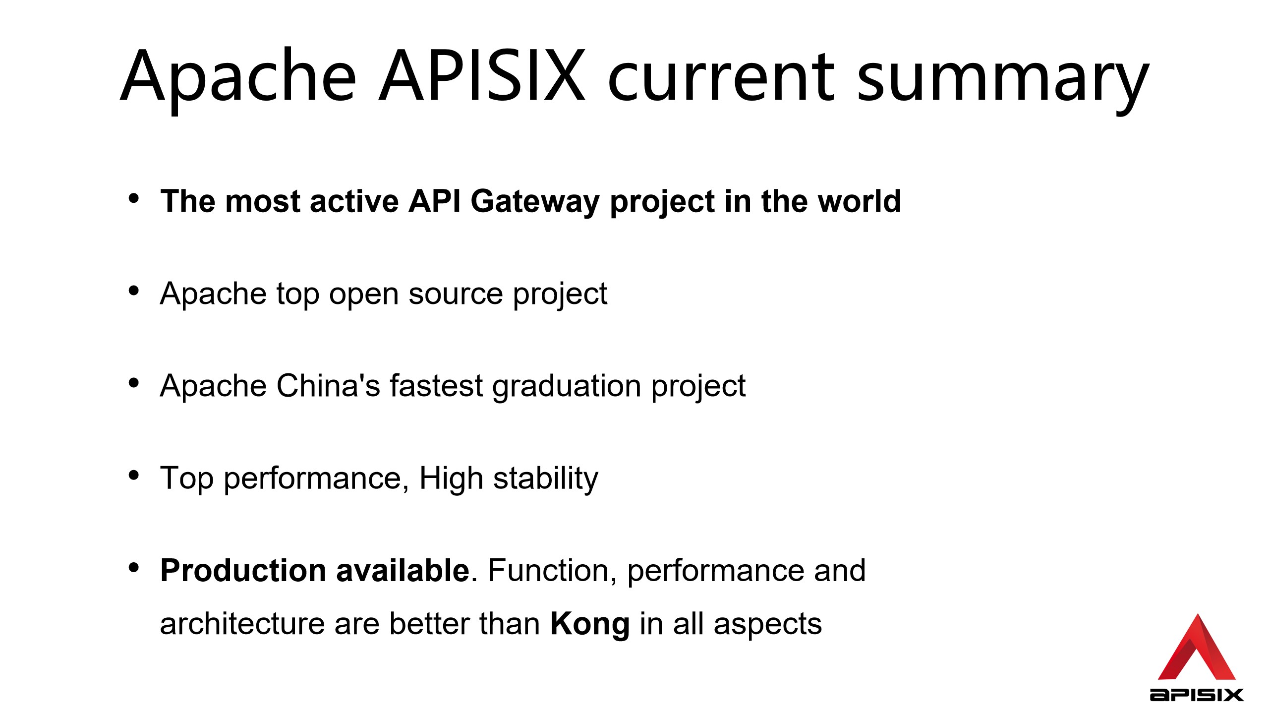 APISIX Advantages