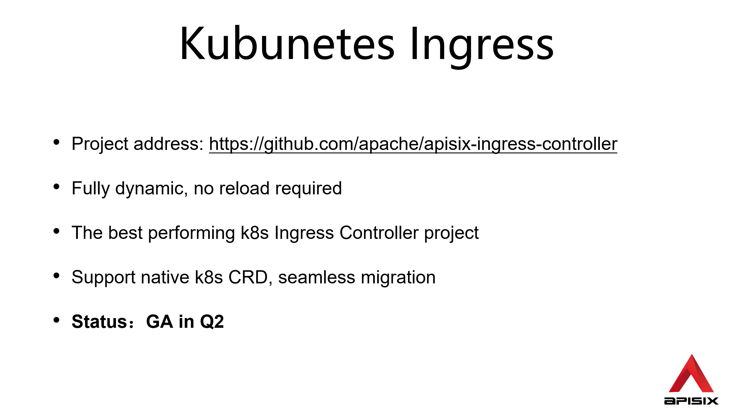 APISIX Ingress Controller