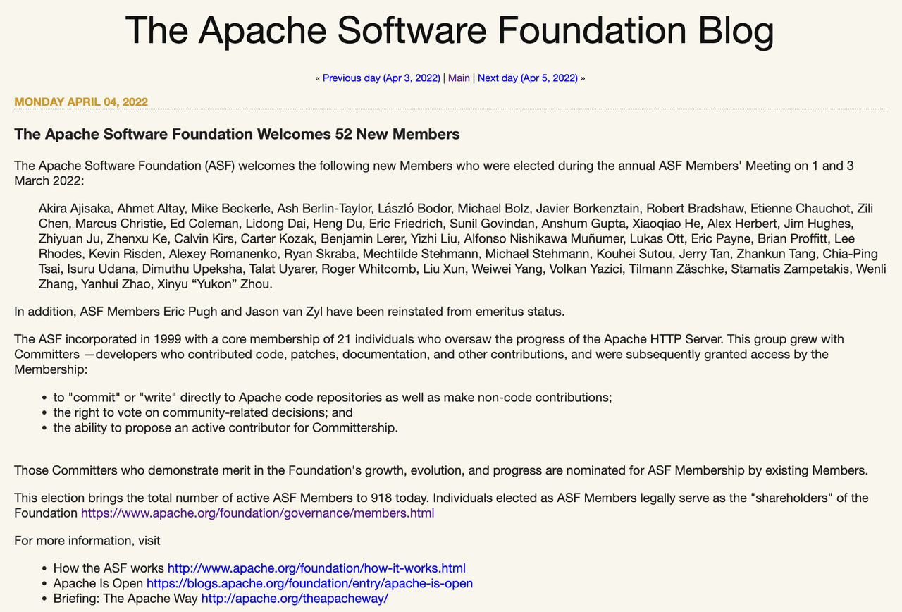 52 New ASF Members in 2022