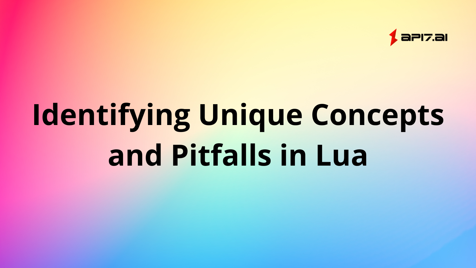 Top Tips: Identifying Unique Concepts and Pitfalls in Lua