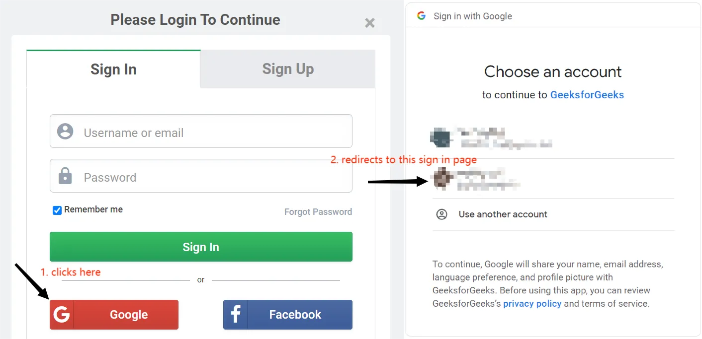 OAuth Signing in Example