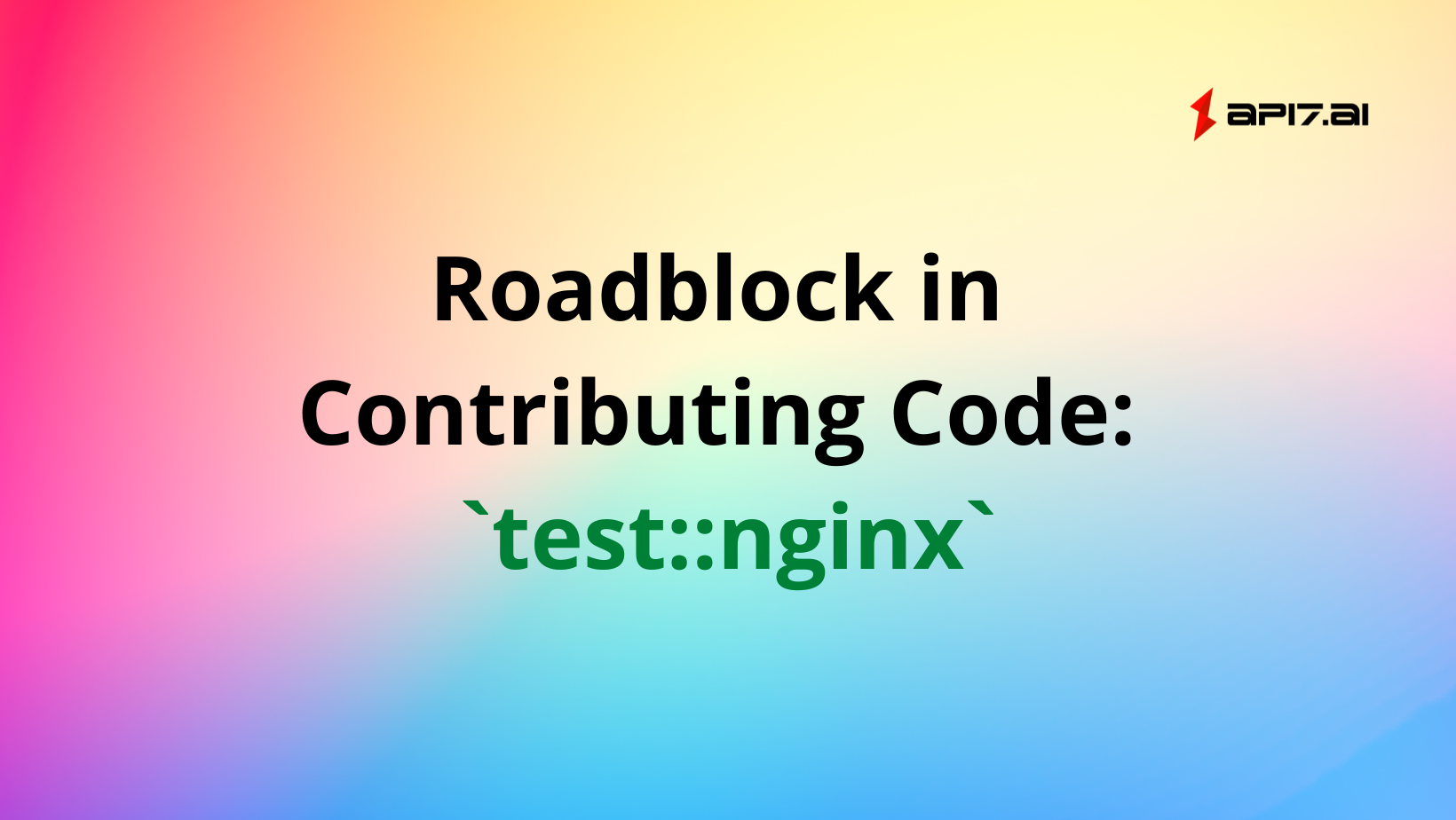Roadblock in Contributing Code: `test::nginx`