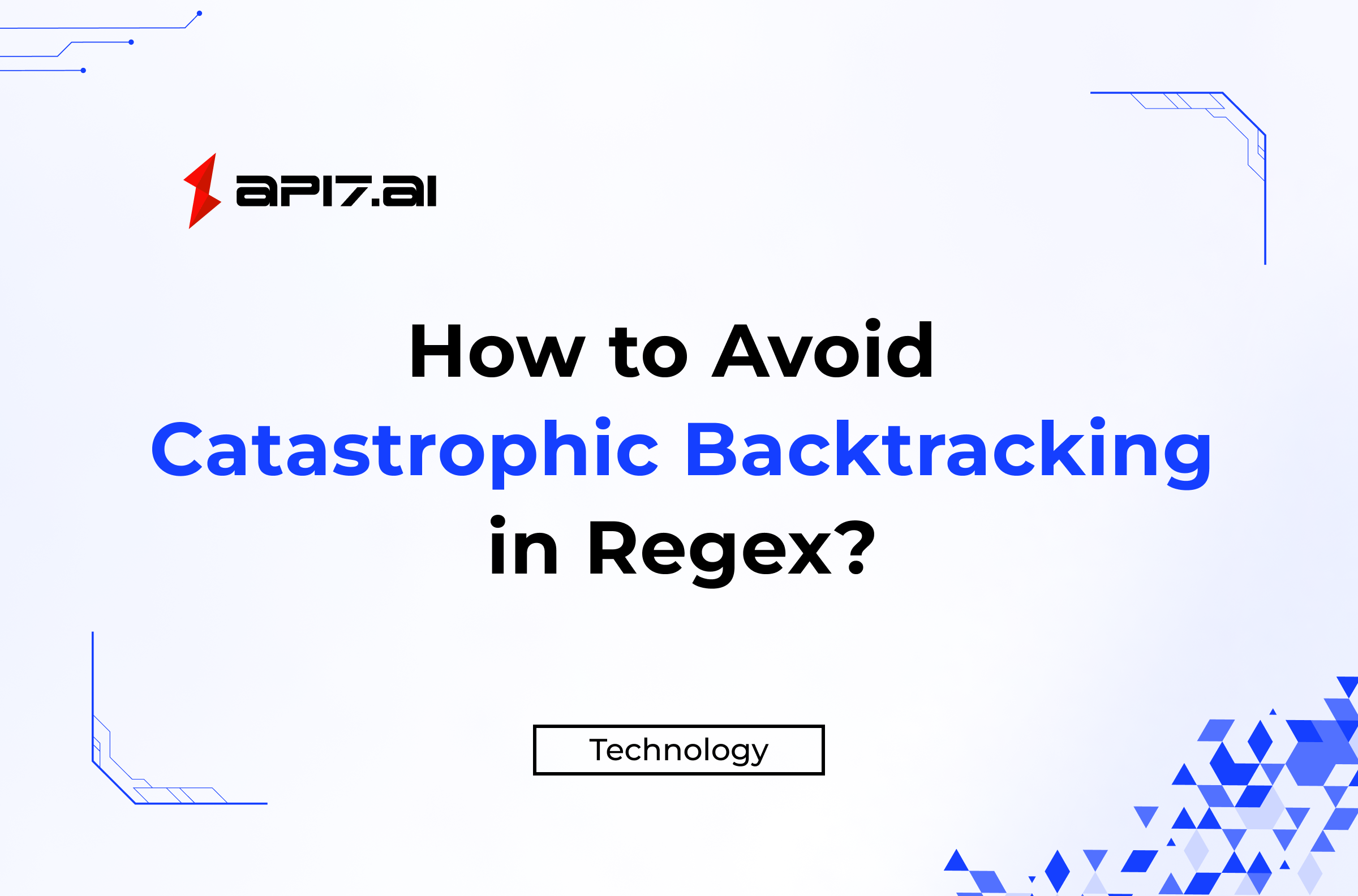 How to Avoid Catastrophic Backtracking in Regex?