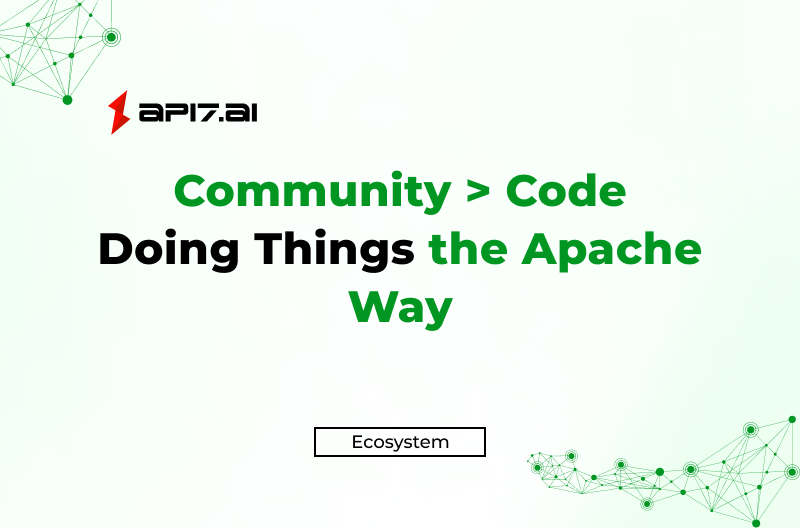 Community > Code, Doing Things the Apache Way