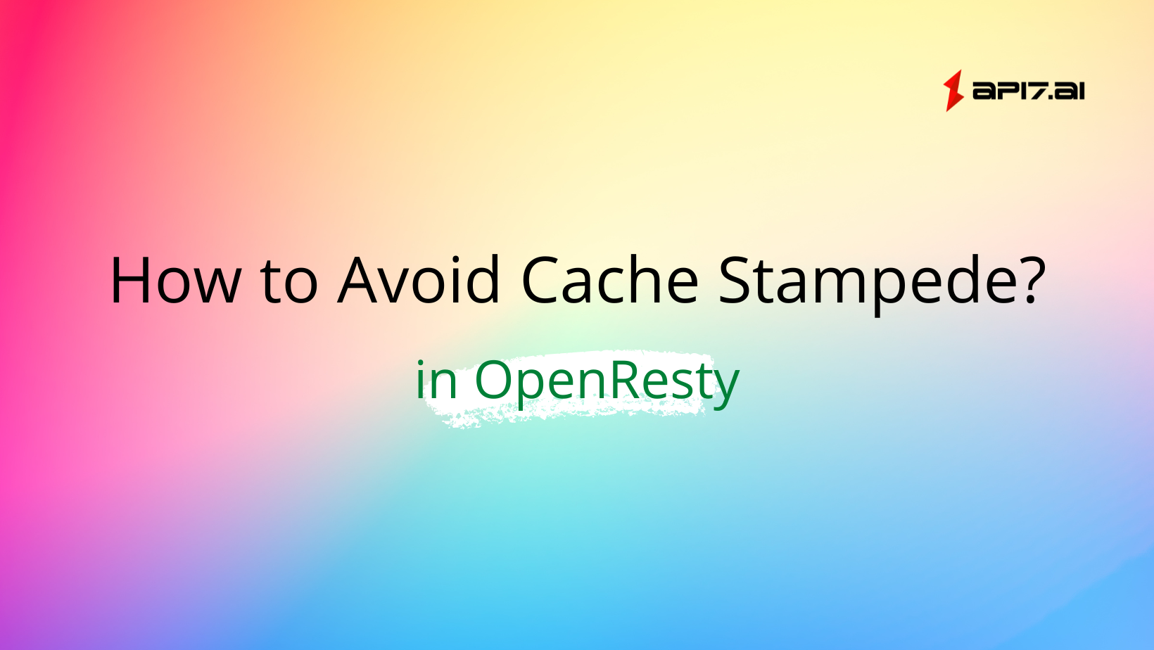How to Avoid Cache Stampede?