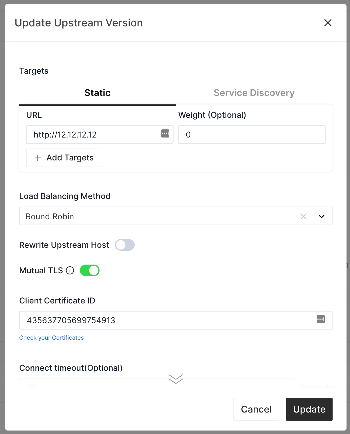 How to Enable Upstream mTLS