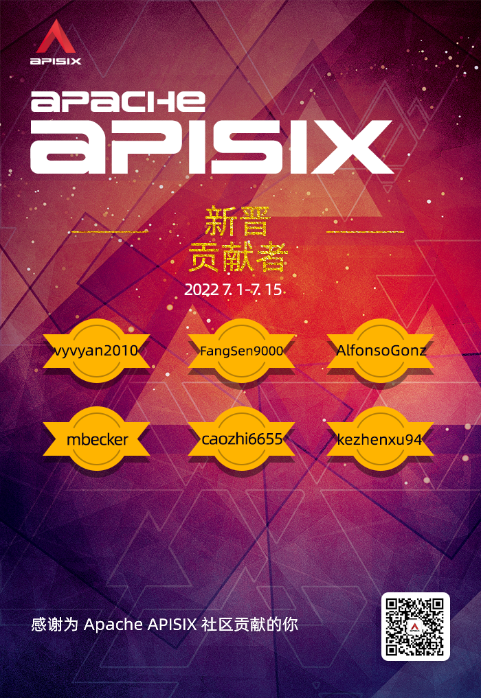 本周新晋贡献者