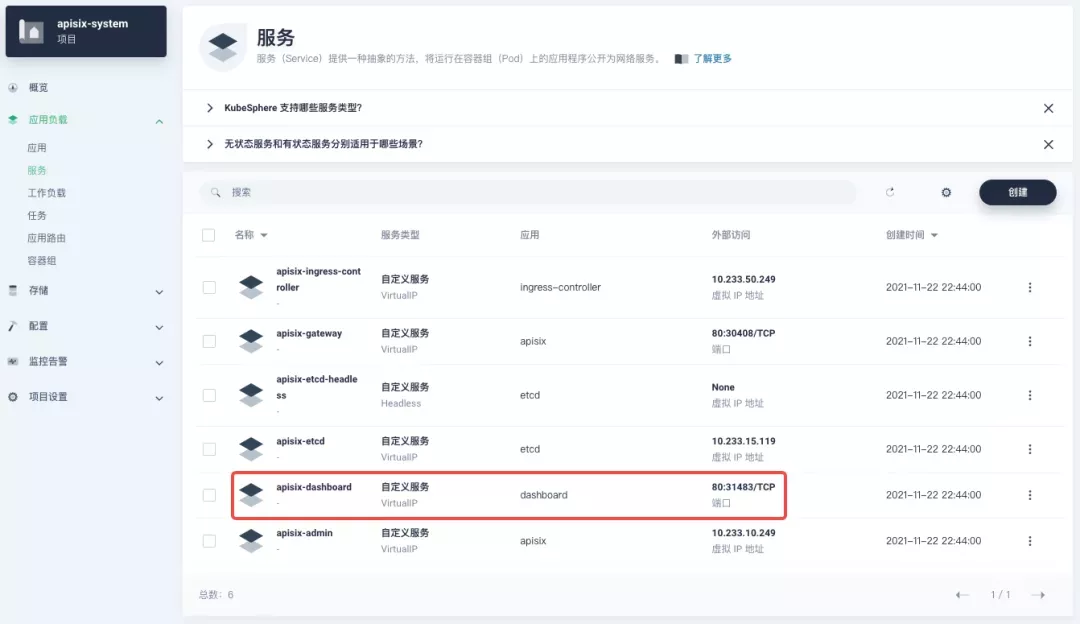 Dashboard 页面设置