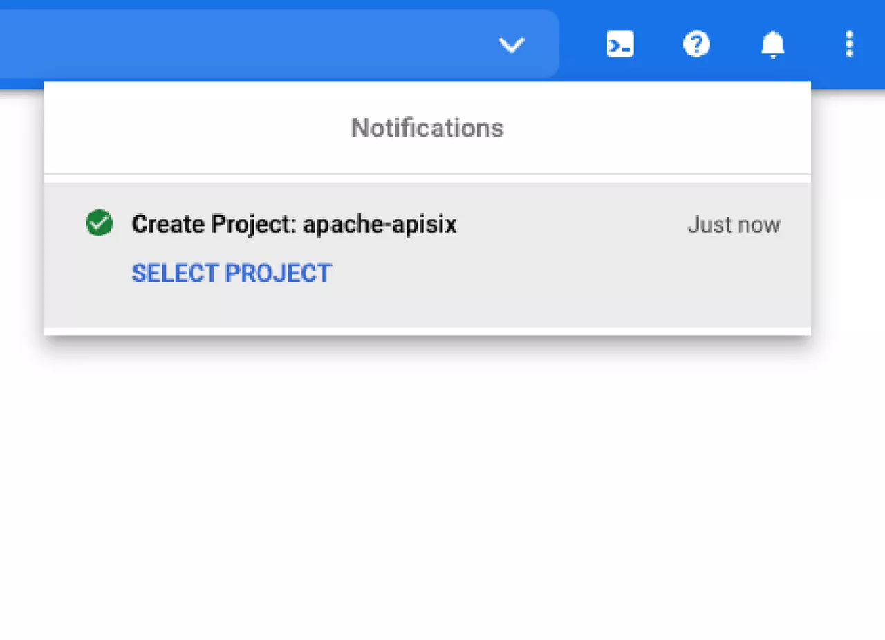 project notification