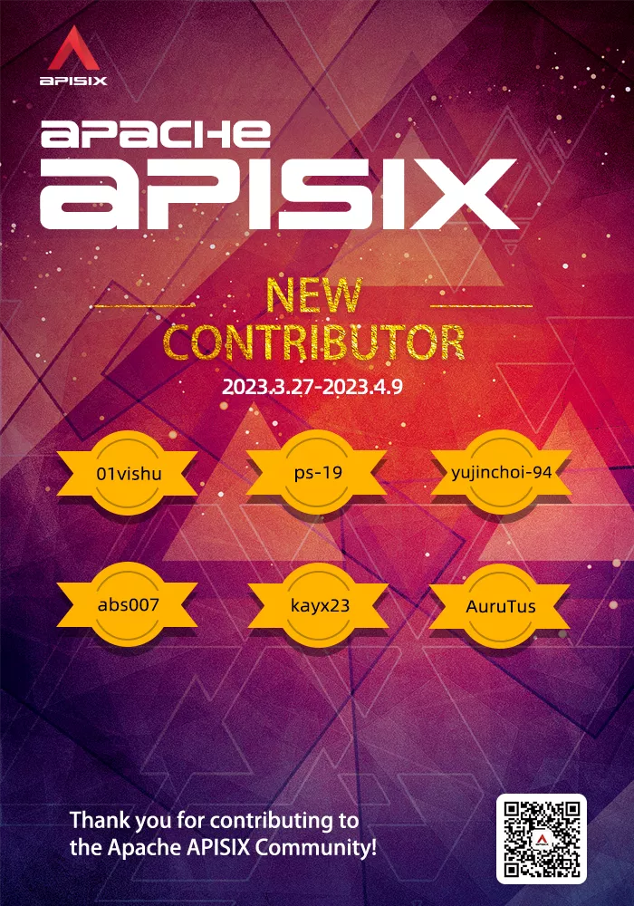 Apache APISIX New Contributors