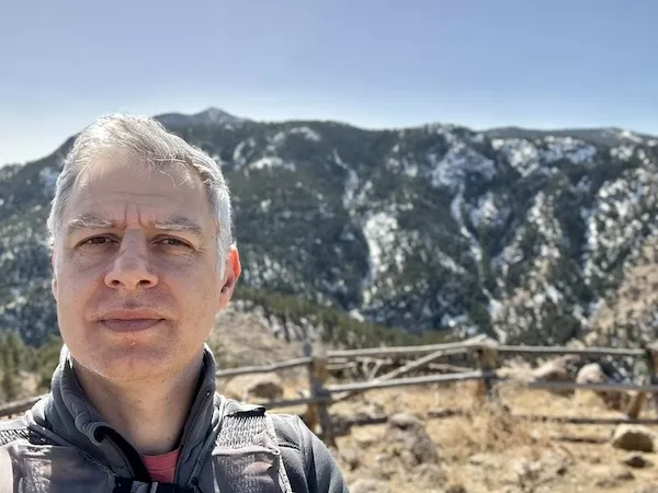 Nicolas Fränkel in the Colorado mountains