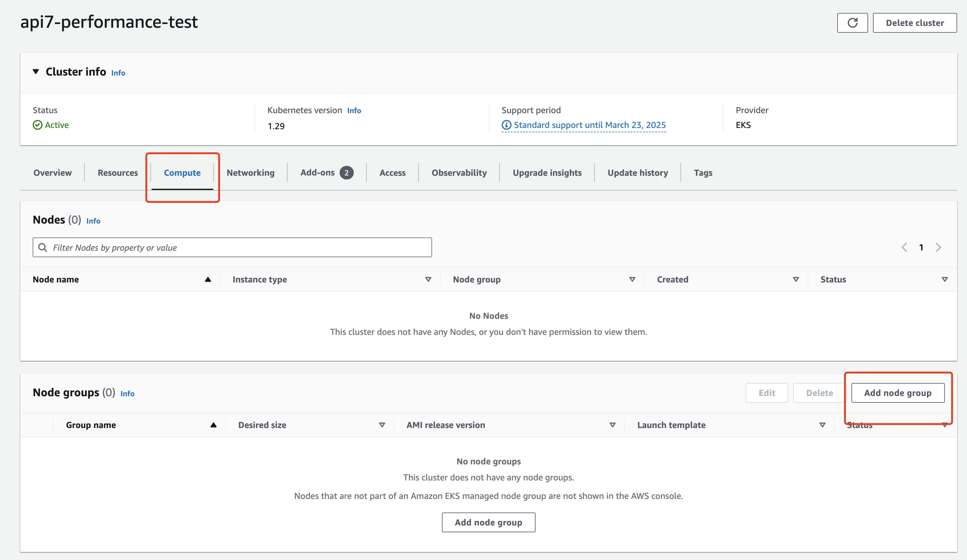 add node group