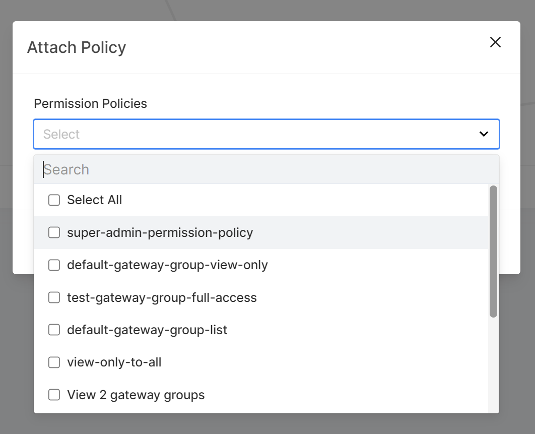 Attach Policies to Roles